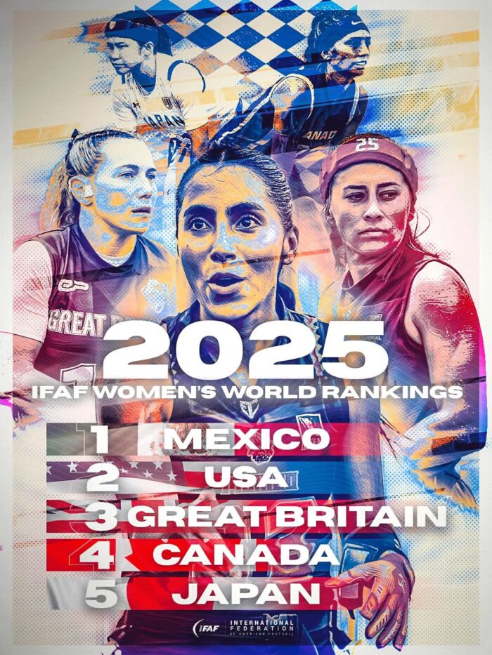 ¡históricas! por primera vez, méxico lidera el ranking mundial femenil de flag football