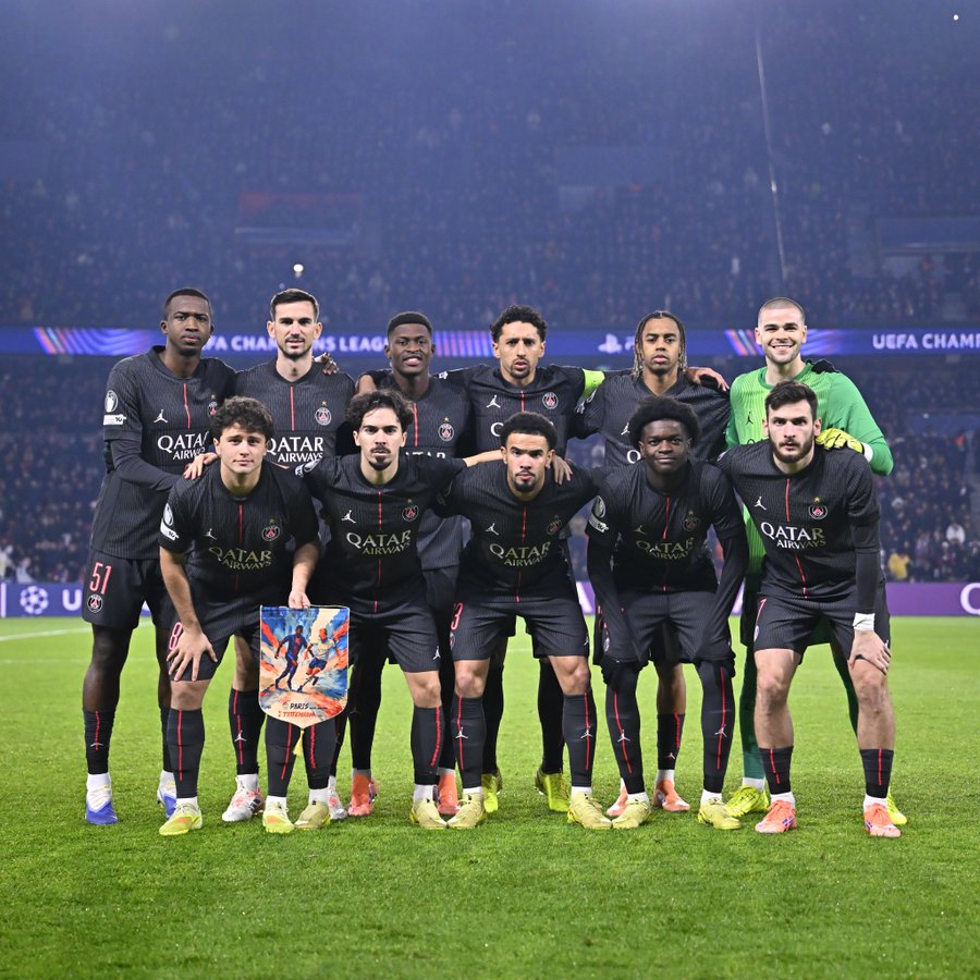 marquinhos llega a 500 partidos con la playera del psg | video