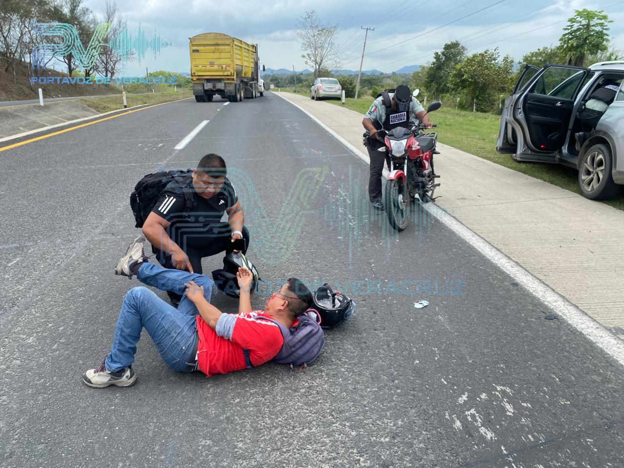 Imagen del accidente