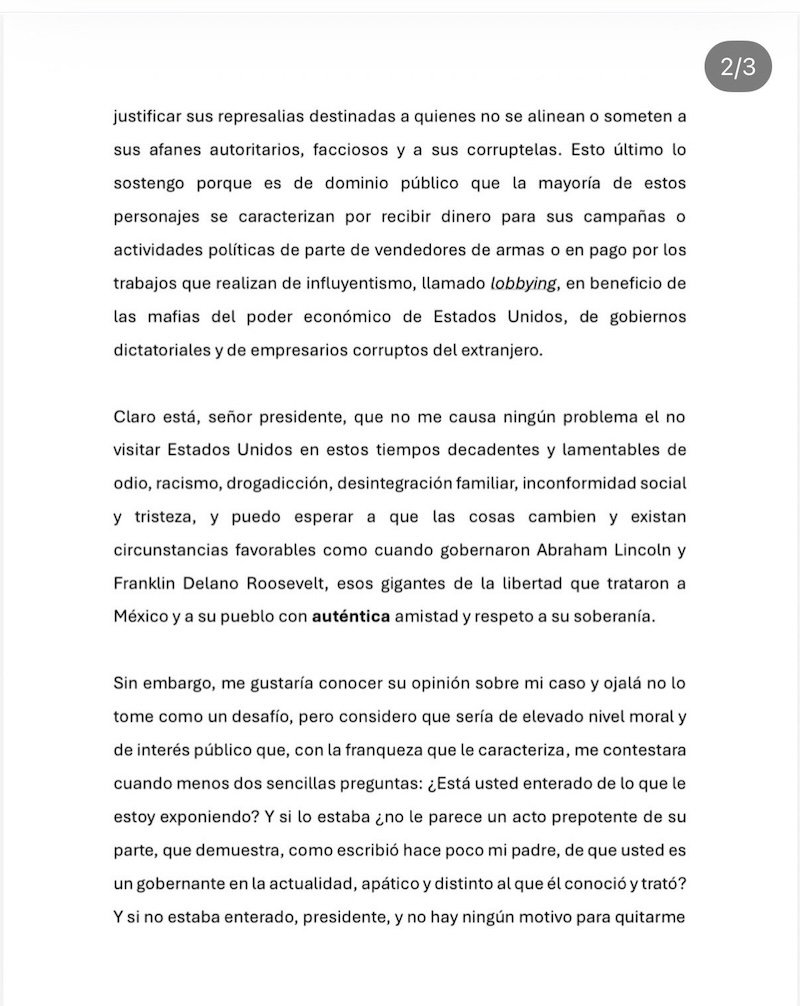 Visa Cancelada