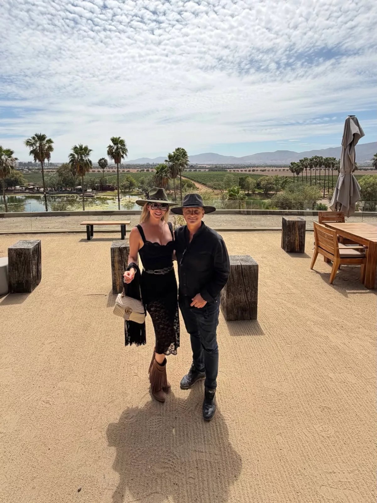 Familia de Luis Miguel en Valle de Guadalupe