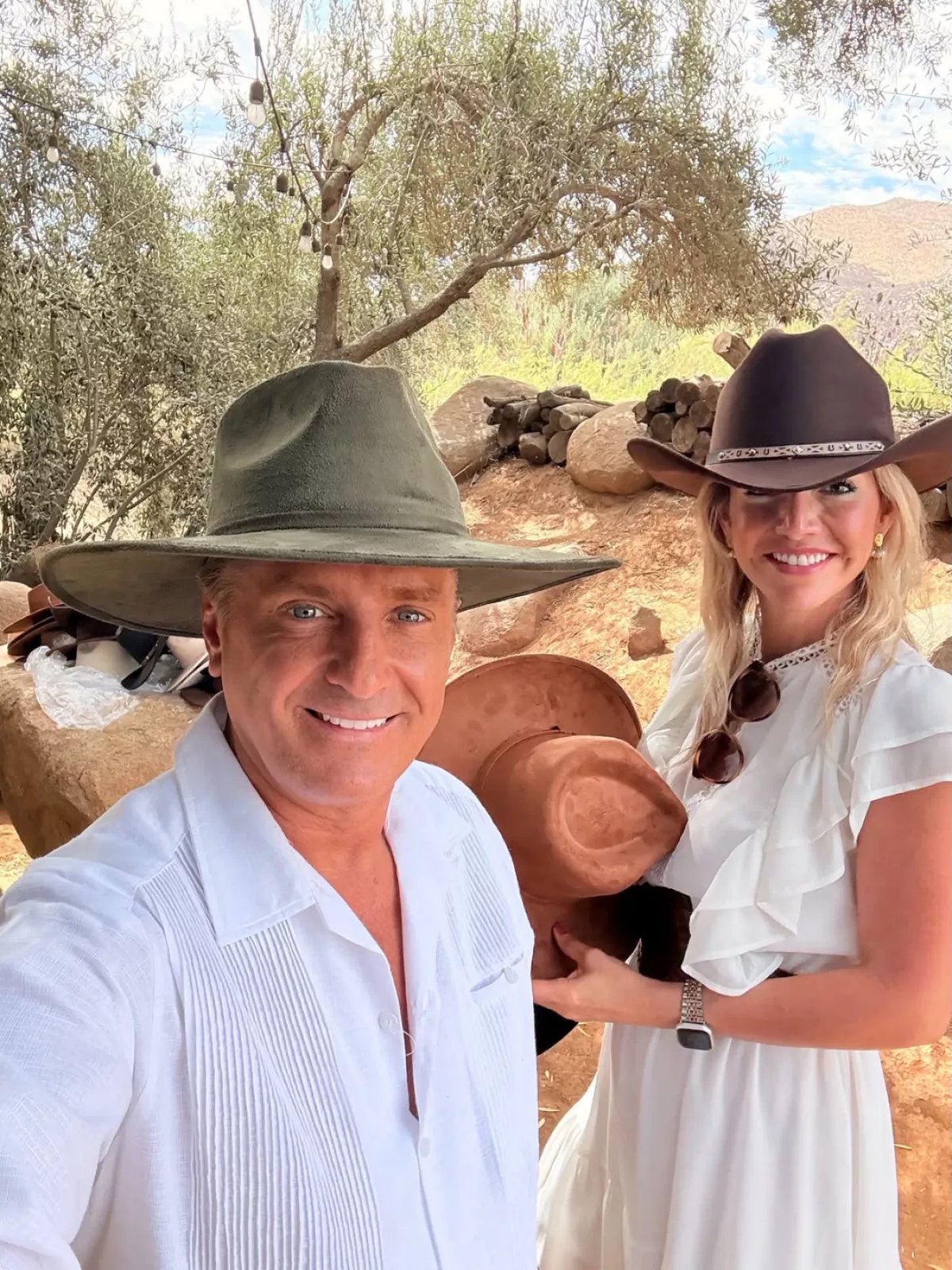 Familia de Luis Miguel en Valle de Guadalupe