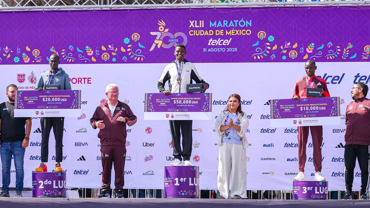 Ganan corredores de El Sope cortesías para la carrera del 13