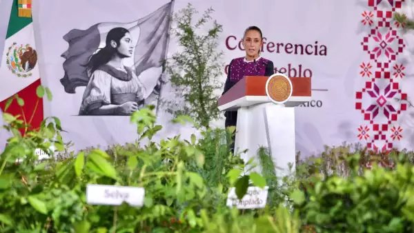 Sheinbaum lanza reforestación nacional y propone renombrar P