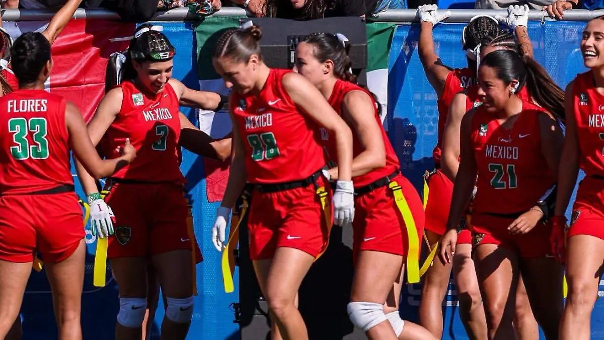 México arrasa en Flag Football