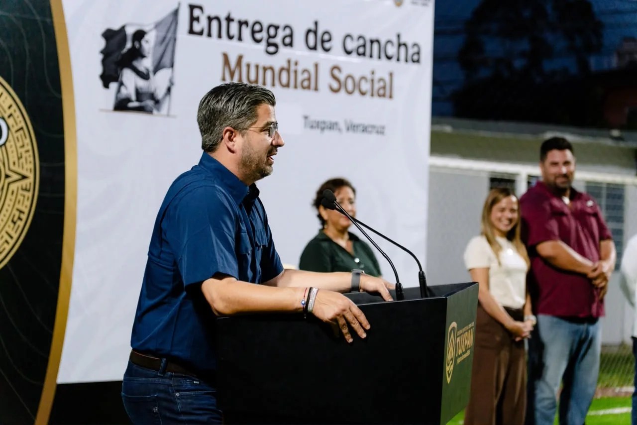 Se inaugura la segunda cancha de fútbol 5 de la SEDATU en Tuxpan