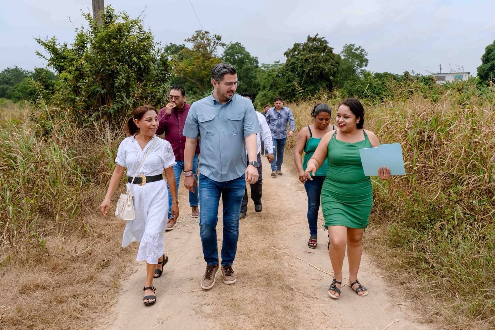 Daniel Cortina recorre Tampiquillo, Lindero y Comején