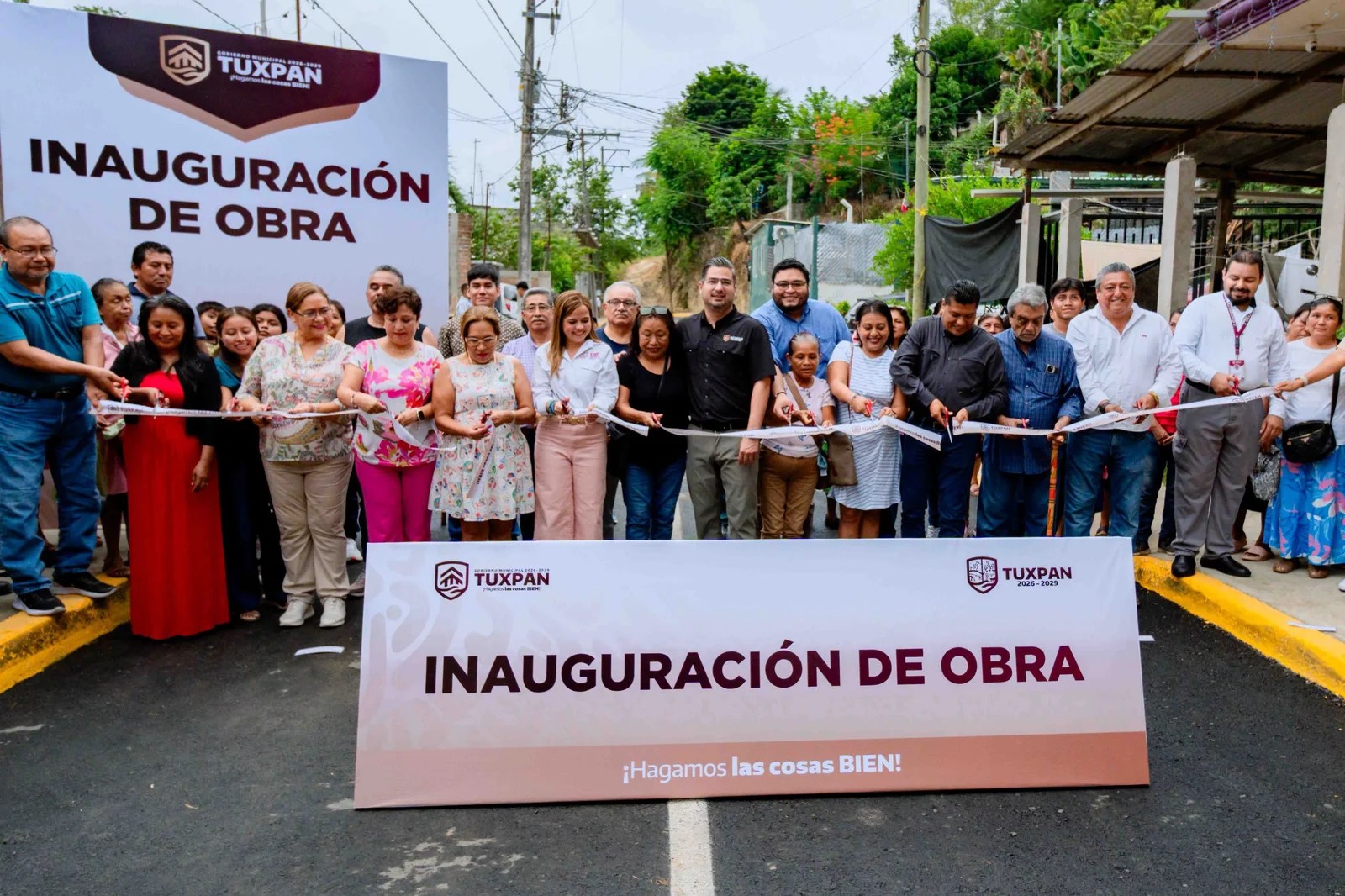 Ayuntamiento inaugura histórica pavimentación que conecta a Los Mangos y Niños Héroes en Alto Lucero