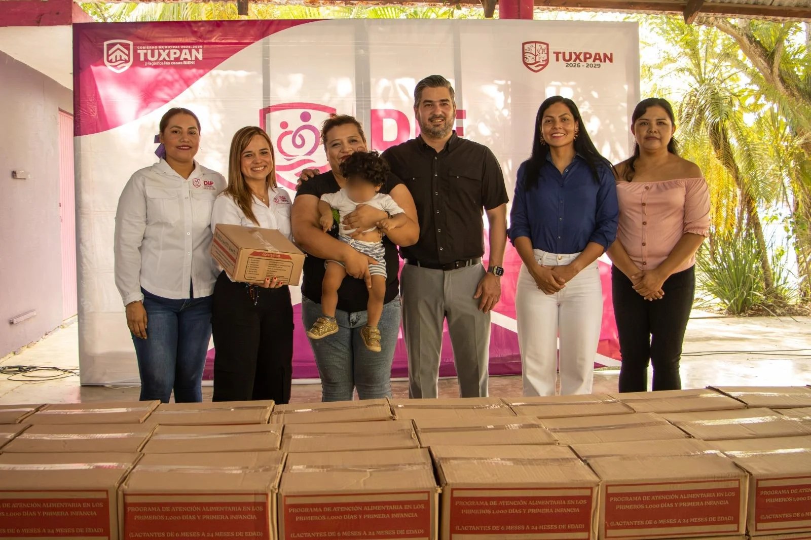 DIF Tuxpan fortalece a más familias con la entrega del Programa Mil Días