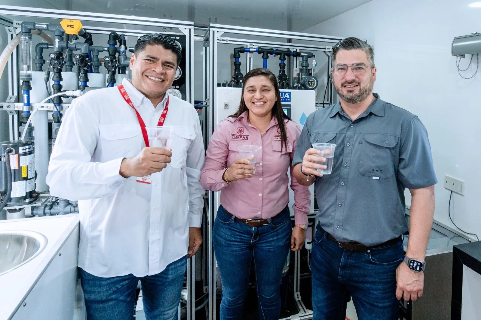 LLEGA A TUXPAN LA PLANTA PURIFICADORA MÓVIL