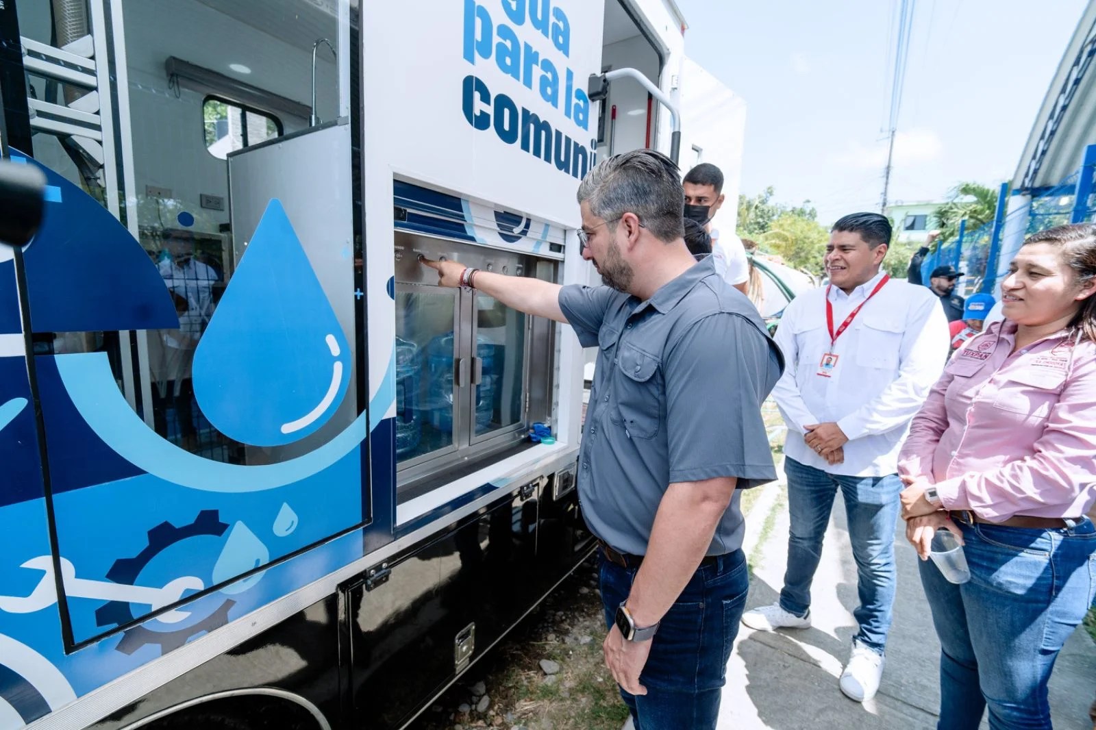 LLEGA A TUXPAN LA PLANTA PURIFICADORA MÓVIL