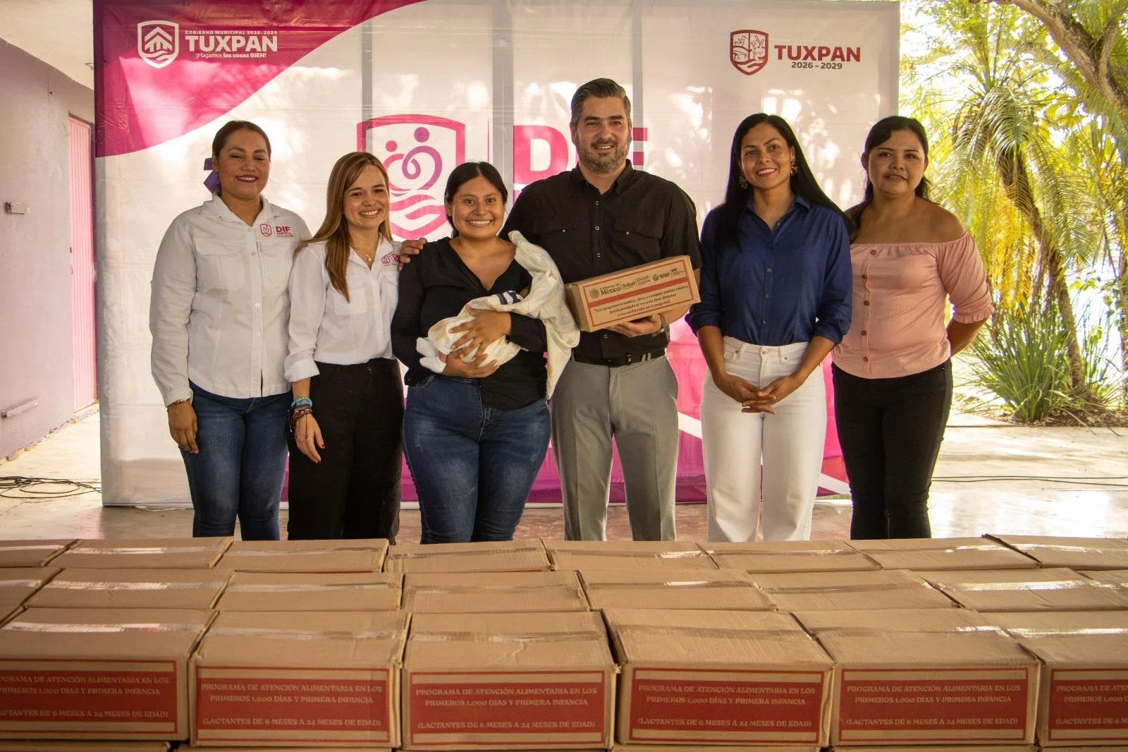 DIF Tuxpan fortalece a más familias con la entrega del Programa Mil Días