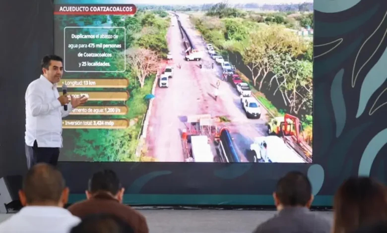 Presentación de avances del Acueducto de Coatzacoalcos de la Conagua