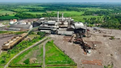 Vista aérea del Ingenio San Pedro en Lerdo de Tejada, Veracruz