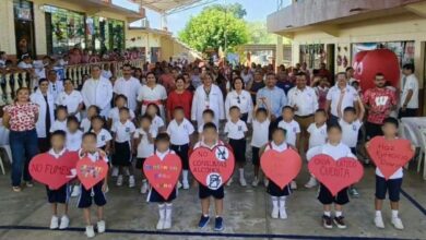 Pláticas del Día Mundial del Corazón en la primaria Francisco Javier Mina de Papantla
