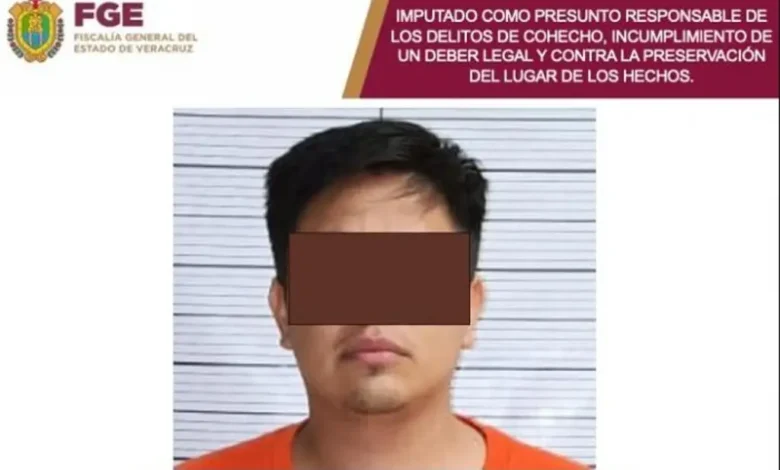 Ficha de la Fiscalía General del Estado de Veracruz sobre el perito imputado por ocultar indicios
