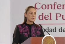 La presidenta Claudia Sheinbaum en conferencia de prensa matutina