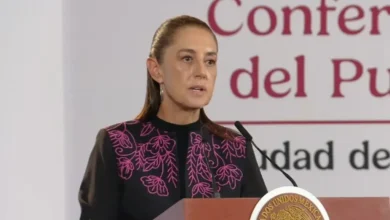 La presidenta Claudia Sheinbaum en conferencia de prensa matutina