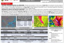 Infografía de la Alerta Gris (SIAT-Ver) por el frente frío 2