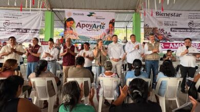 Evento de registro del programa Crédito a la Palabra ApoyArte para artesanas en Papantla