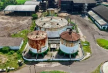 Tanques del ingenio San Pedro en Lerdo de Tejada, cerrado desde el 5 de agosto de 2026