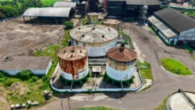 Tanques del ingenio San Pedro en Lerdo de Tejada, cerrado desde el 5 de agosto de 2026