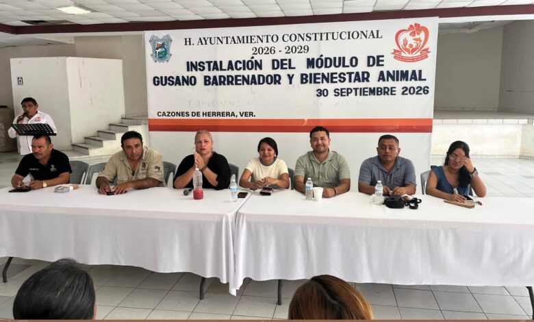 Instalación del Módulo de Gusano Barrenador y Bienestar Animal en Cazones de Herrera