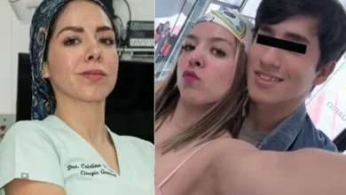Collage de fotografías de la doctora Cristina Ramos