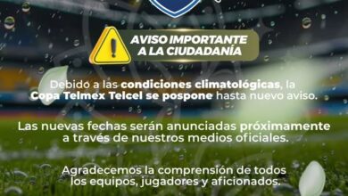 Aviso oficial del Ayuntamiento de Tamiahua: la Copa Telmex Telcel se pospone hasta nuevo aviso por las condiciones climatologicas.