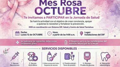 Jornada de Salud del Mes Rosa en el DIF de Tamiahua