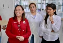 La gobernadora Rocío Nahle y la alcaldesa Ada Rodríguez recorren instalaciones de salud en Poza Rica