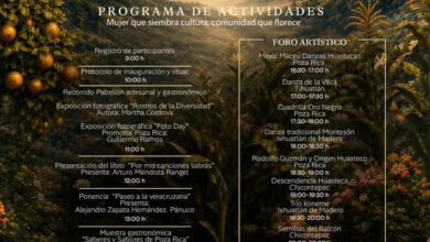 Cartel del programa de actividades del XXIX Festival de la Huasteca Veracruz 2026 en Poza Rica