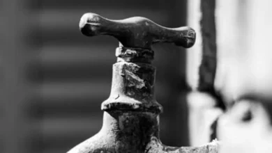 Llave de agua, ilustración del servicio de agua potable en Veracruz
