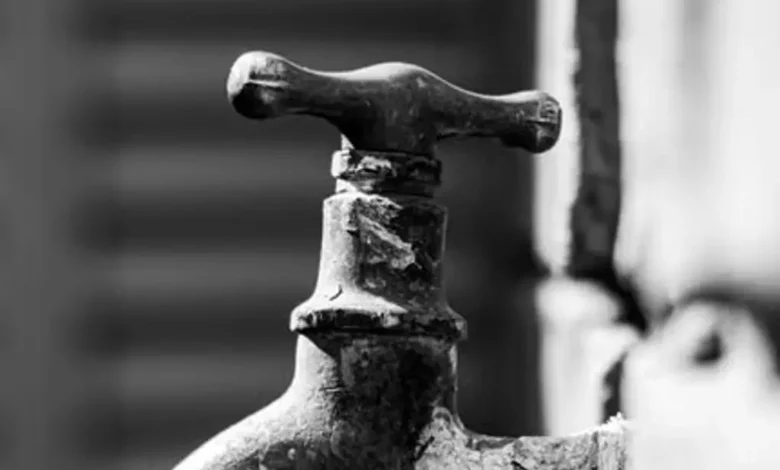 Llave de agua, ilustración del servicio de agua potable en Veracruz