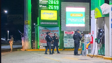 Poza Rica: sujeto armado asalta gasolinera BP en la carretera a Cazones