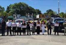 Personal municipal y de seguridad difunde la aplicación Mujer Alerta en Álamo Temapache