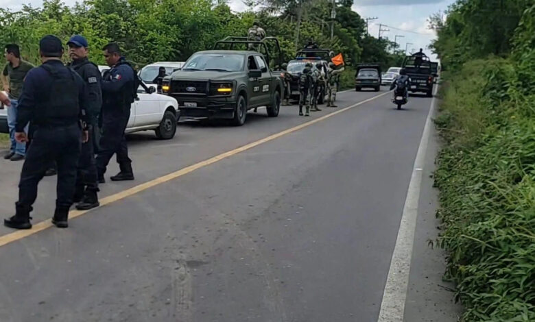 Operativo de seguridad en la carretera El Chote–Espinal, Papantla
