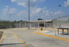 Entrada del Complejo Penitenciario Federal Papantla, Veracruz