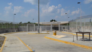 Entrada del Complejo Penitenciario Federal Papantla, Veracruz