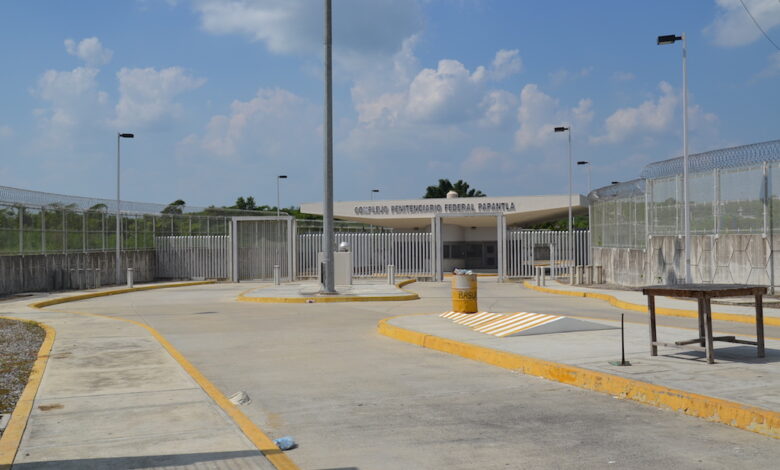 Entrada del Complejo Penitenciario Federal Papantla, Veracruz