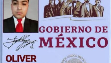 Credencial apócrifa de Oliver González Aguilar, señalado por la Dirección de Prevención del Delito como falso servidor público en Papantla