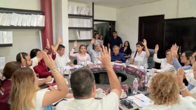 Sesión de Cabildo de Poza Rica donde se aprobó por unanimidad la Ventanilla Única