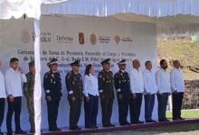 Ceremonia de Toma de Protesta, Posesión al Cargo y Protesta de Bandera del comandante de la 19/a Zona Militar, en Tuxpan