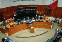 Pleno del Senado de la República durante una sesión