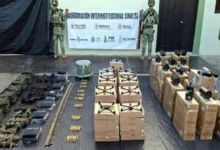 Decomiso de 48 drones, cartuchos y equipo táctico en Sinaloa