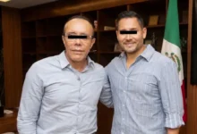 Dos de los detenidos durante el operativo desplegado este sábado en Suchiapa, Chiapas