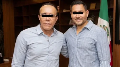 Dos de los detenidos durante el operativo desplegado este sábado en Suchiapa, Chiapas