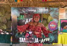 Marco Tamiahua es Afro en el Segundo Encuentro Afro-Cultural Bajada de Máscaras 2026 en Tuxpan