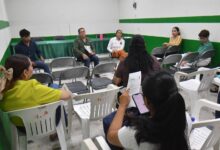 Reunion de trabajo con directoras y directores de instituciones educativas de Tamiahua para coordinar las actividades de Dia de Muertos