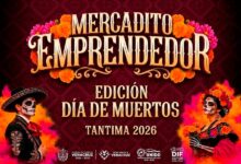 Cartel del Mercadito Emprendedor Edición Día de Muertos Tantima 2026